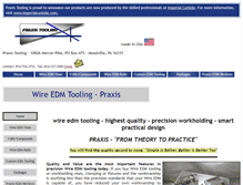 Tablet Screenshot of praxistooling.com